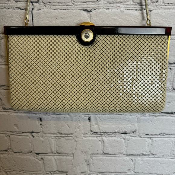 Vintage Chain Link Handbag Studio Imports Crossbody‎ Purse - Picture 1 of 16